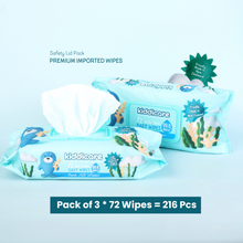 Load image into Gallery viewer, Kiddicare New Zealand&#39;s Pure Baby Wipes - Water Wipes, 72 Wipes Per Pack
