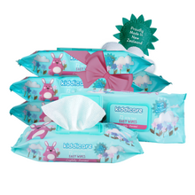 Load image into Gallery viewer, Kiddicare Baby Wipes - Lightly Scented Wipes - 72 Wipes Per Pack
